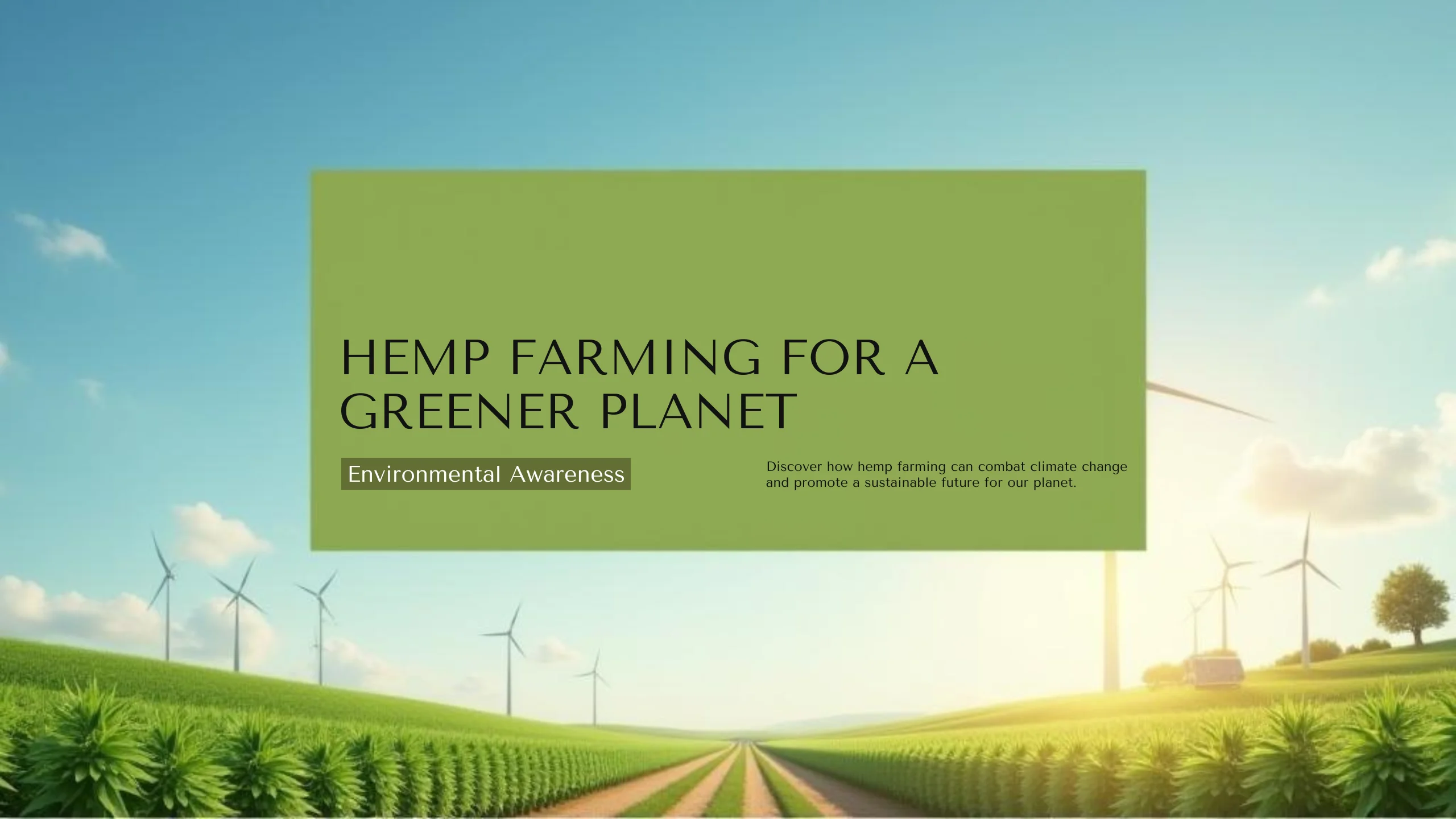 Hemp Farming and Climate Change Solution for a Greener Planet